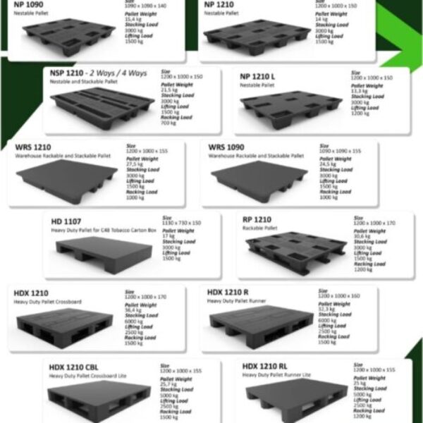 Pallet Plastik Repal Medium & Heavy Duty