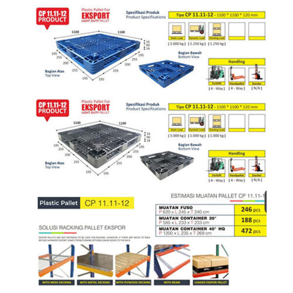 Plastic Pallet CP 11.11-12